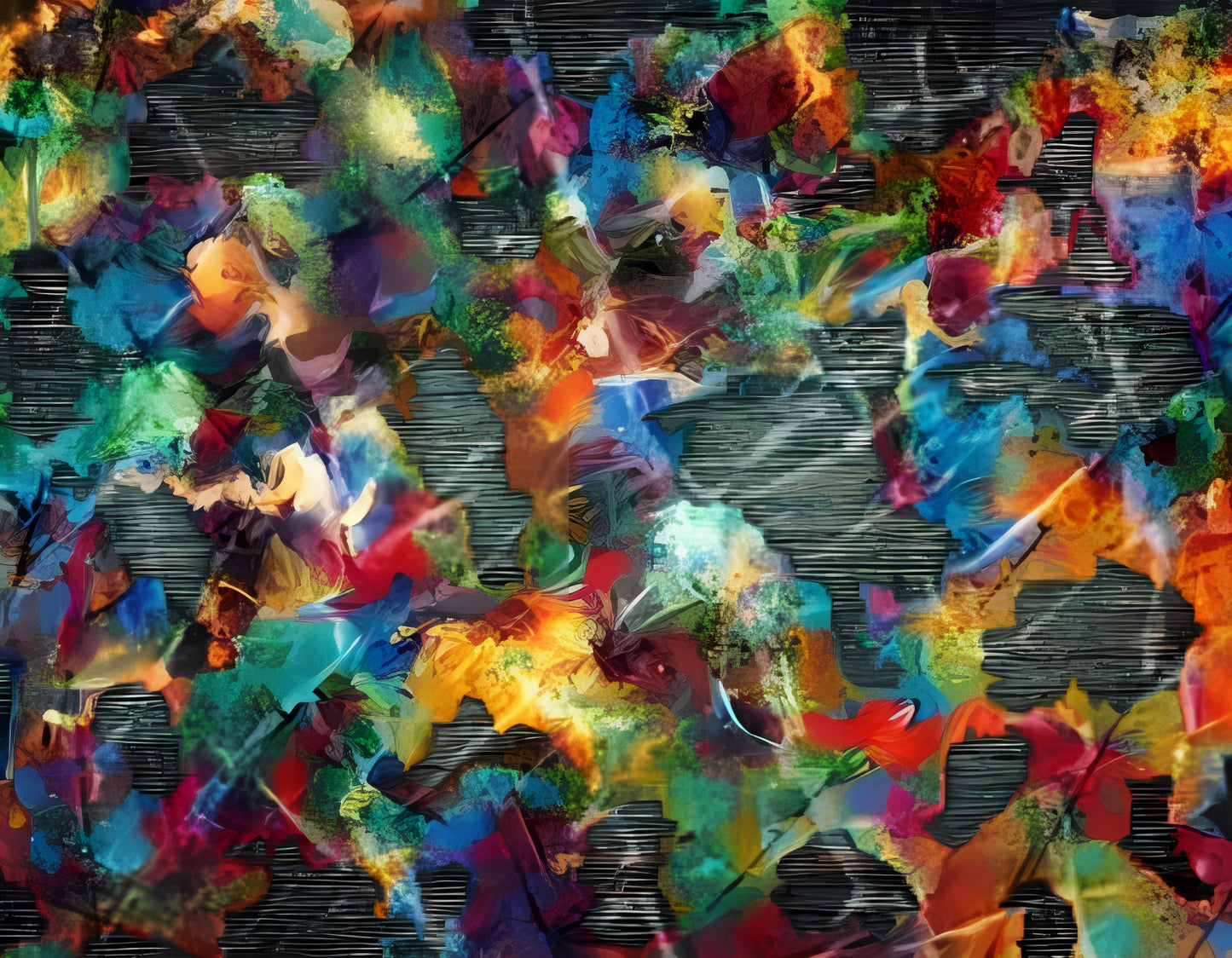 Bursting Vibrance Artwork - Bold Expressions Collections