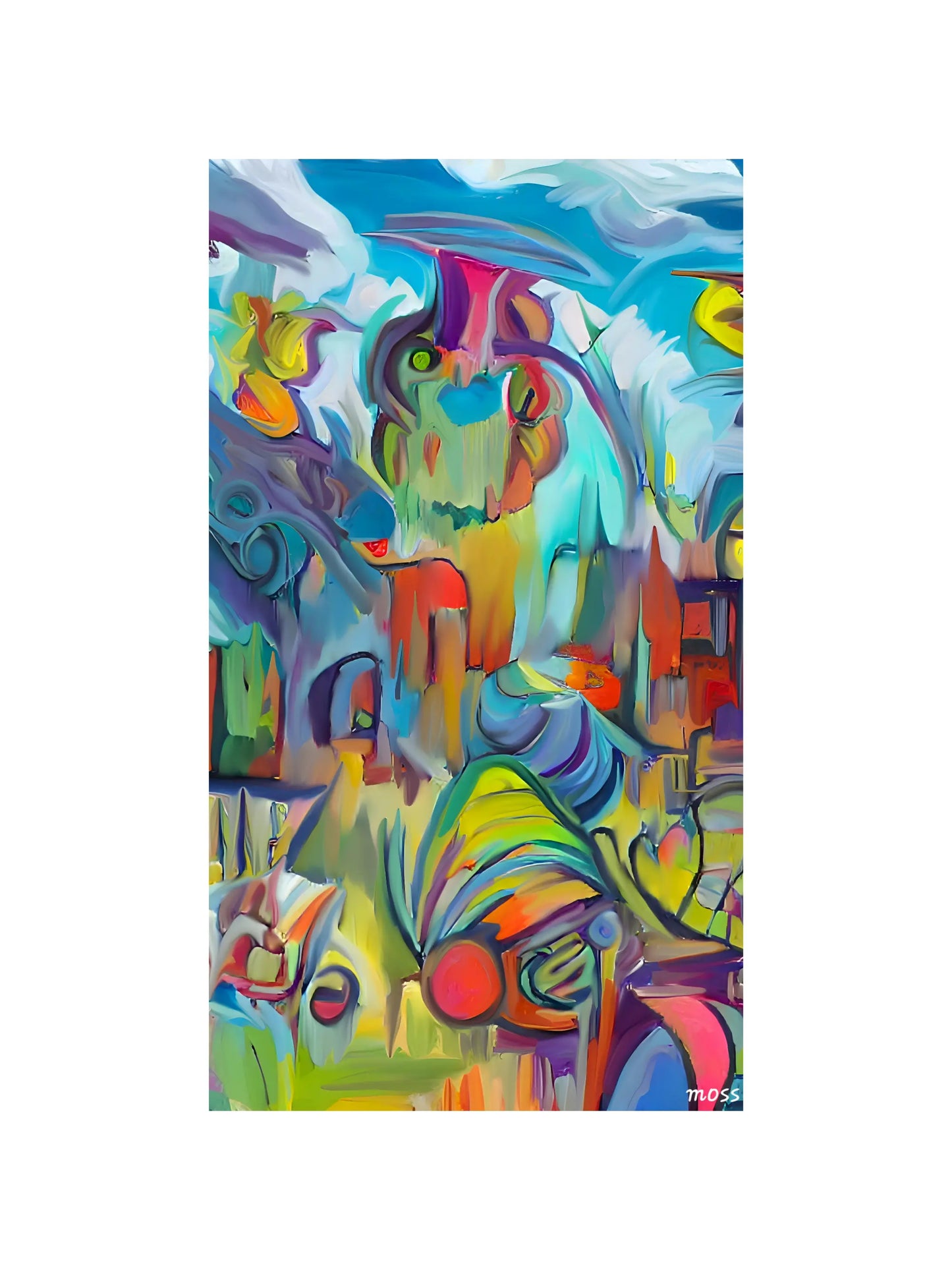 Chromatic Citadel Art - Bold Expressions Collection Moss' Gallery