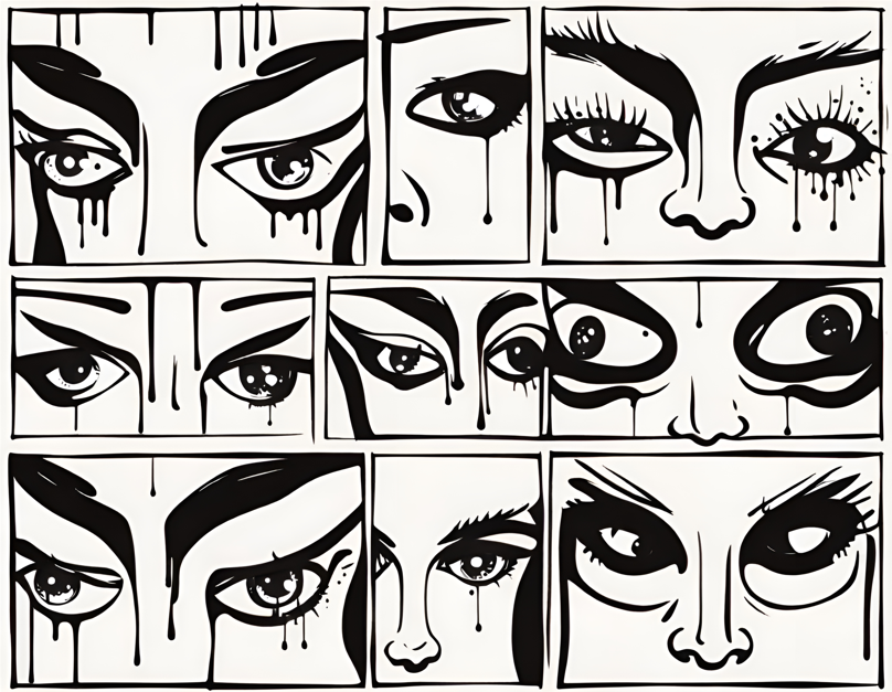 Dripping Insight Artwork - Emotional & Therapy Collection