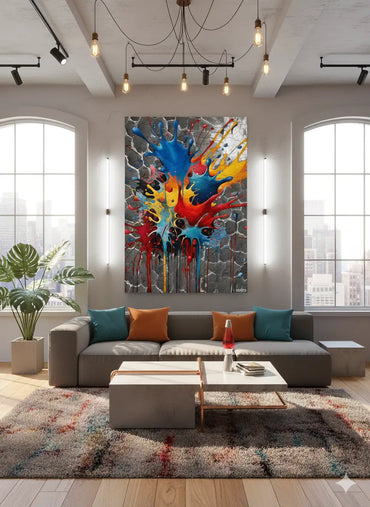 Colour Revolt Artwork - Bold Expressions Collection Moss' Gallery