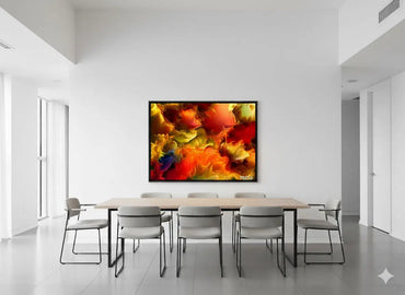 Inferno Bloom Artwork _ Modern Abstractions Collection - ImpresoUK