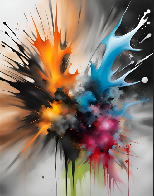 Celestial Burst Artwork - Bold Expressions Collection