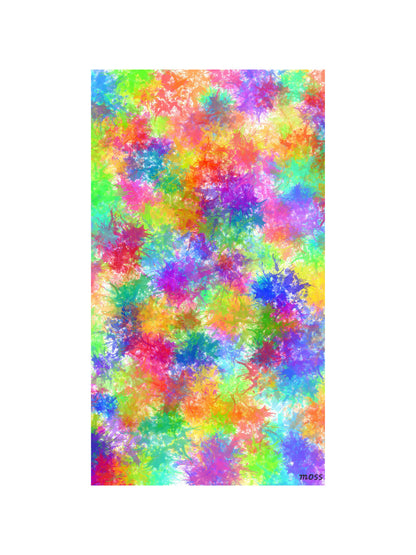 Chromatic Bloom Artwork - Bold Expressions Collection Mosseri Art Gallery