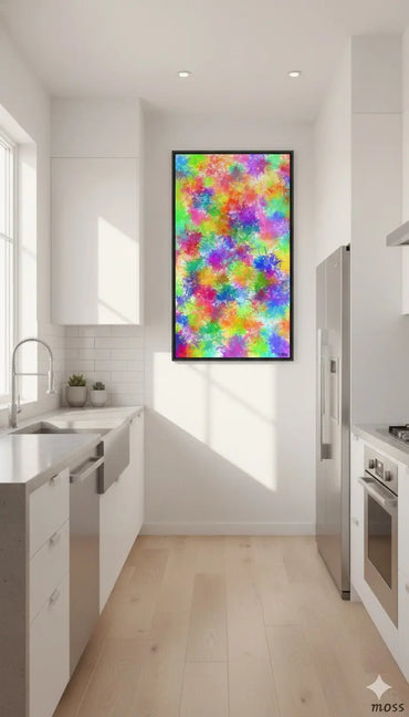 Chromatic Bloom Artwork - Bold Expressions Collection Mosseri Art Gallery