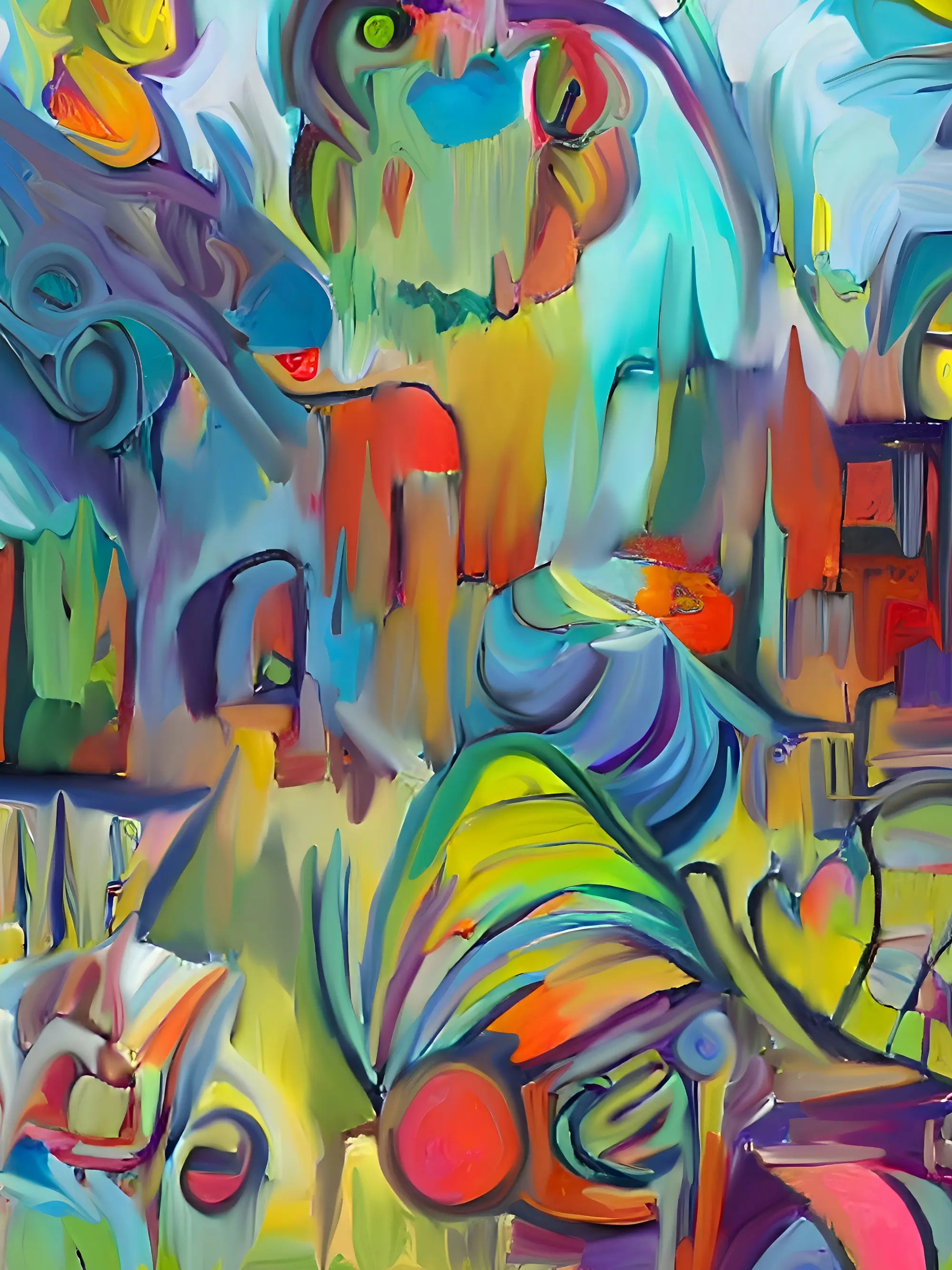 Chromatic Citadel Art - Bold Expressions Collection Moss' Gallery