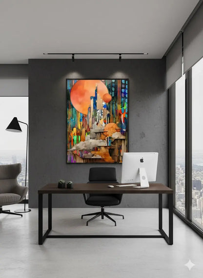Circuit Tower Artwork - Modern Expressions Collection Moss' Gallery