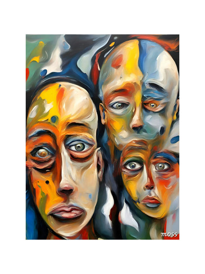 Echoes of Ourselves Art - Bold Expressions Collection Moss' Gallery