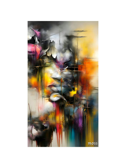 Fragments of Life Artwork - Bold Expressions Collection Moss' Gallery