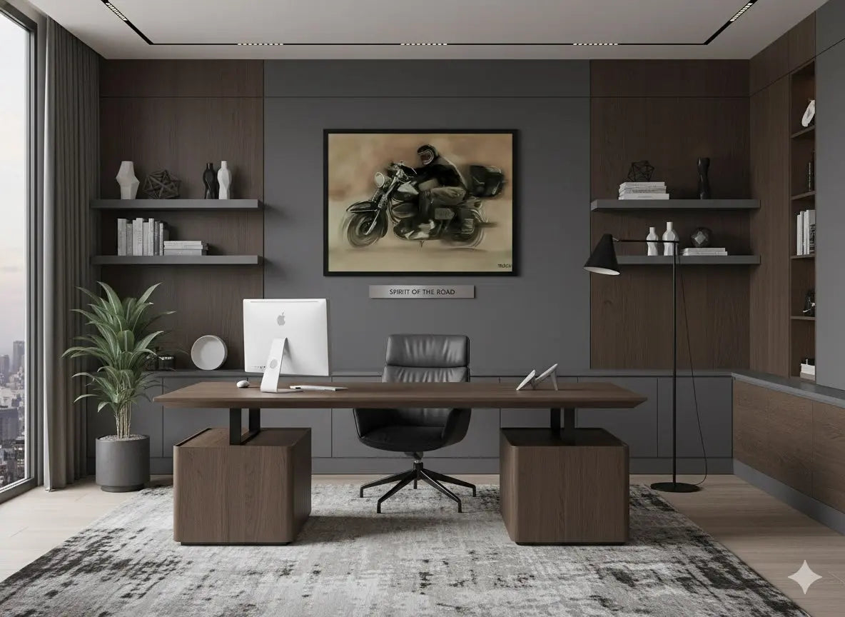 Sepia Bike Artwork - Imaginative Realities Collection Mosseri Art Gallery