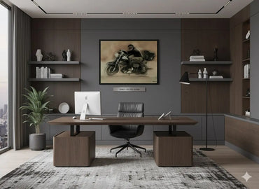 Sepia Bike Artwork - Imaginative Realities Collection Mosseri Art Gallery