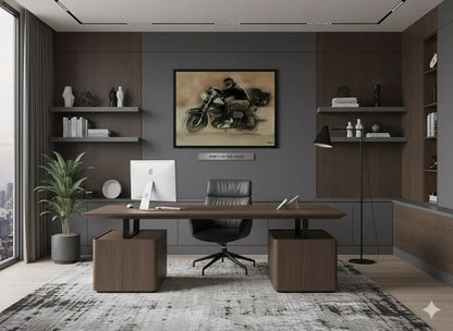 Sepia Bike Artwork - Imaginative Realities Collection Mosseri Art Gallery