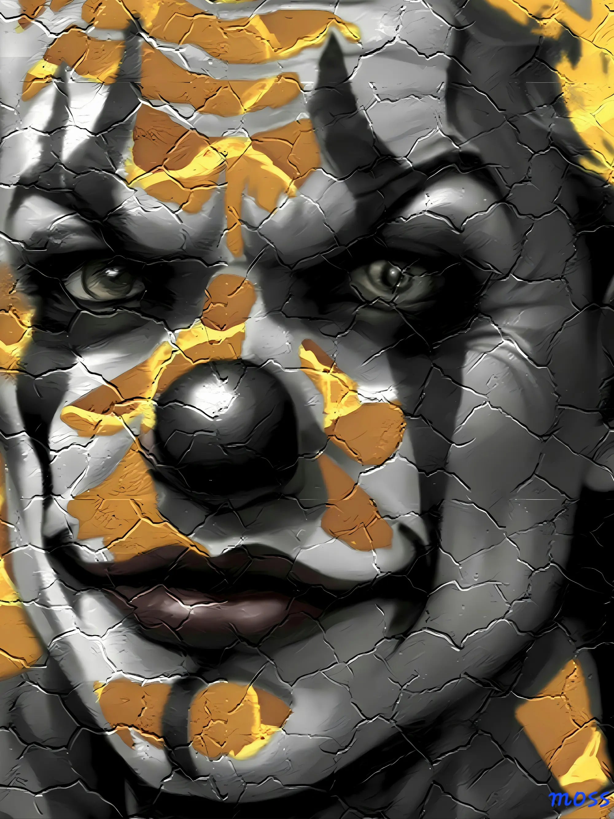 Shattered Masquerade Artwork - Imaginative Realities Collection - ImpresoUK