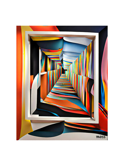 Through the Prism - Modern Abstractions Collection Moss' Gallery