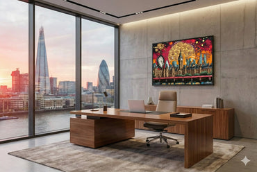 Urban Eclipse Masterpiece Artwork - Imaginative Realities Collection